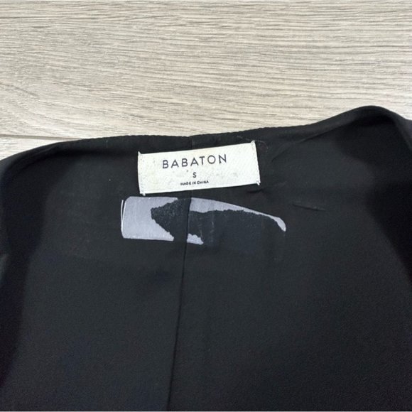 Aritzia Babaton Black Wallace Wrap Dress - Picture 4 of 10